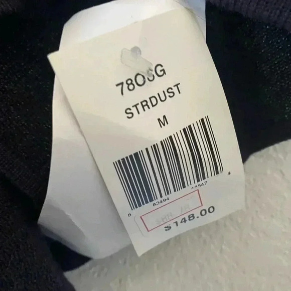 French Connection Draped Batwing Stardust Glitter Wool Blend Sweater Size M - Picture 8 of 10